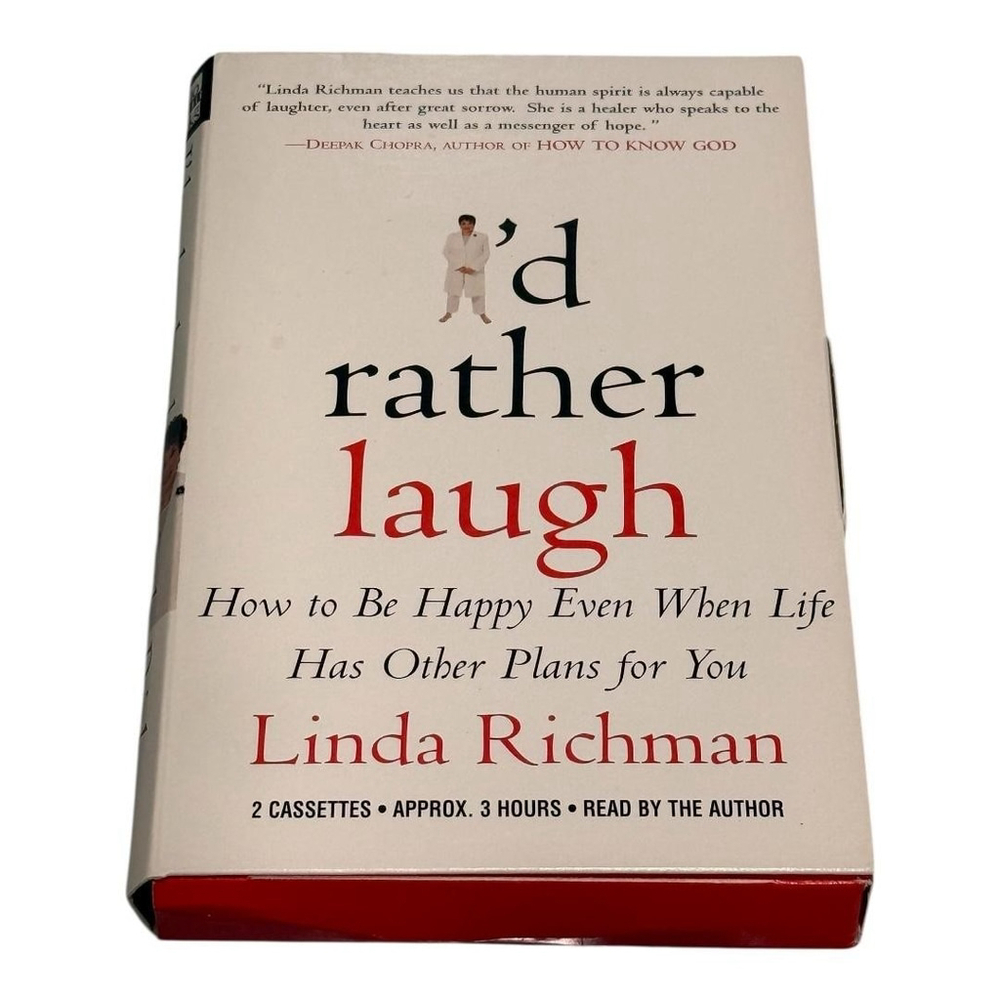 I'd Rather Laugh Linda Richman Audiobook Cassette 2 Tapes Read by Author 3 Hours